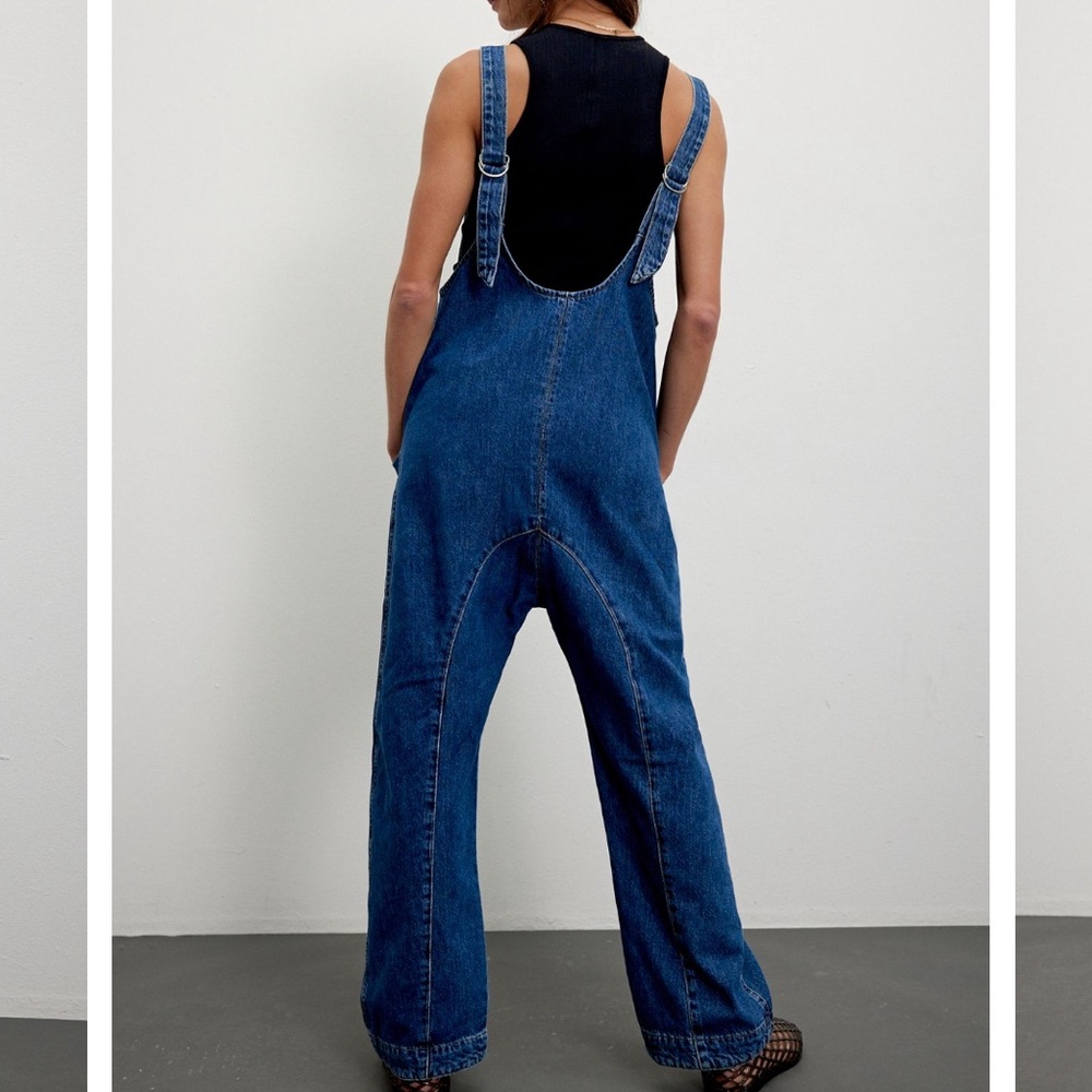 Free People We the Free High Roller Jumpsuit Sz S - Picture 2 of 5